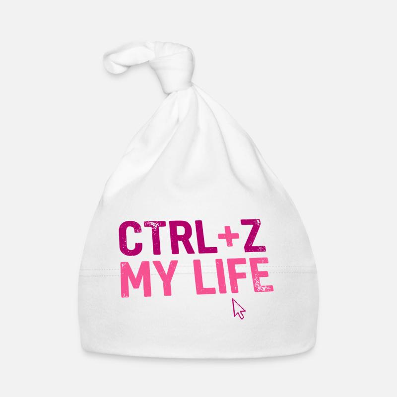 Developer Fun Tasche, CTRL + Z My Life Baby Bio-Mütze