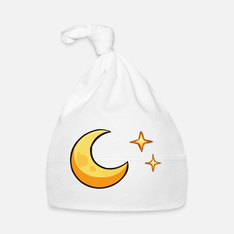 Moonshine Cartoon Night Organic Baby Cap