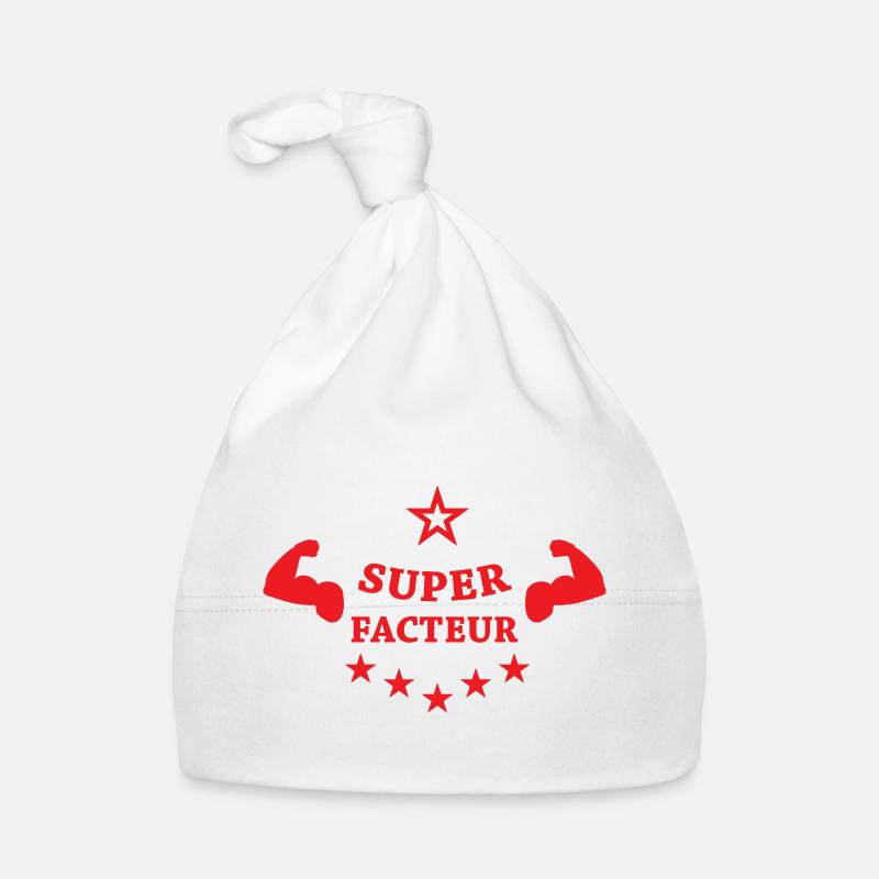 Super Factor Muscular Arms Strength Humor Organic Baby Cap