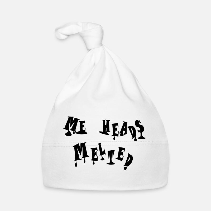Mes têtes ont fondu - Bonnet bio Bébé - blanc