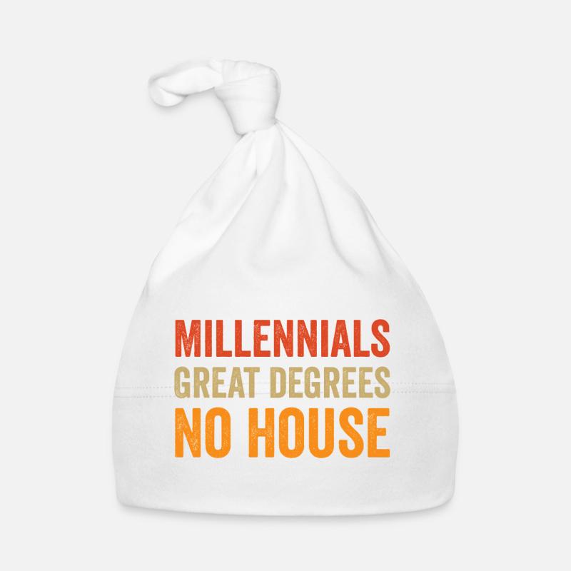 Millennials : Excellents diplômes. Pas de maison. Bonnet bio Bébé