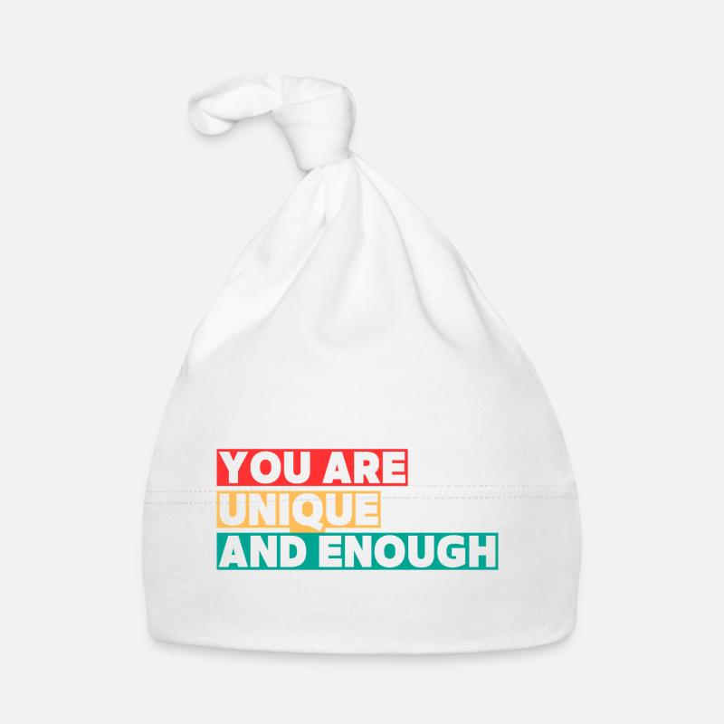 You_are_Unique2 Bonnet bio Bébé