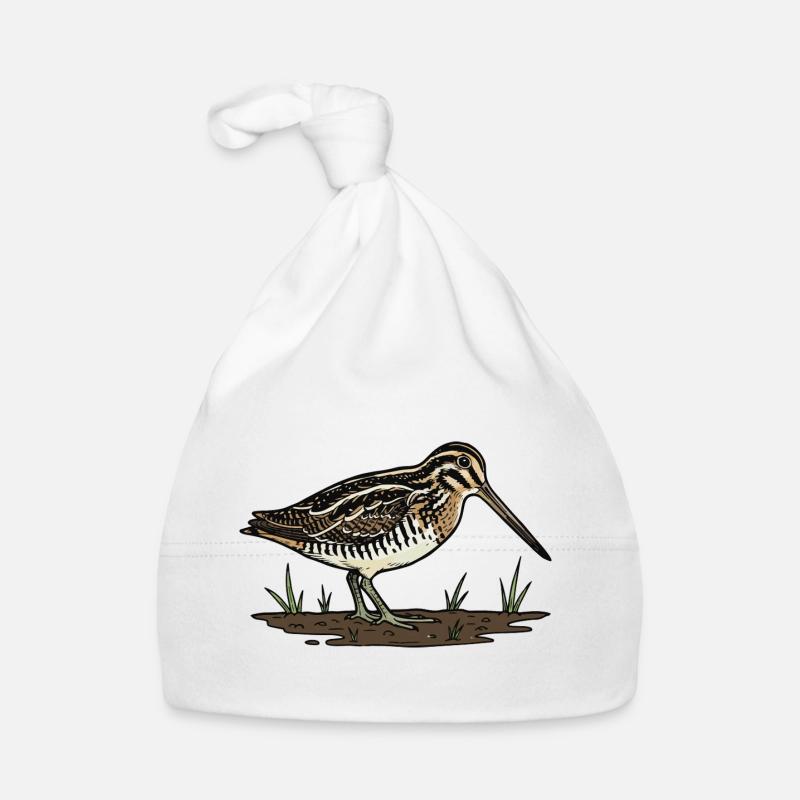 Snipe, Snipe, Tarnvogel Baby Bio-Mütze