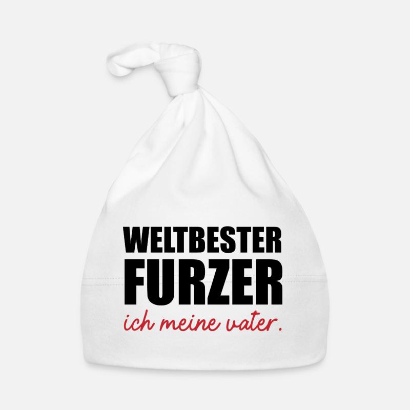 Weltbester Furzer Lustige Vatertagsgeschenk Spruch Baby Bio-Mütze