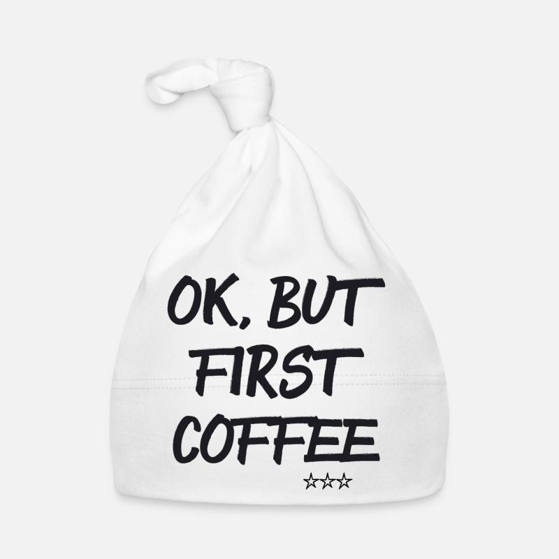 First Coffee Bonnet bio Bébé