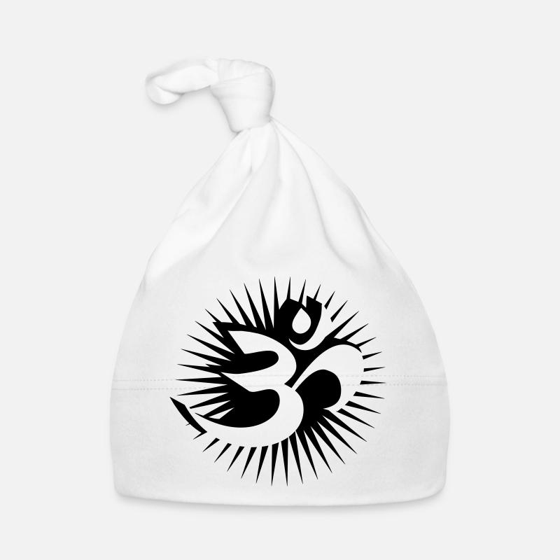 Om Symbol 3D Baby Bio-Mütze
