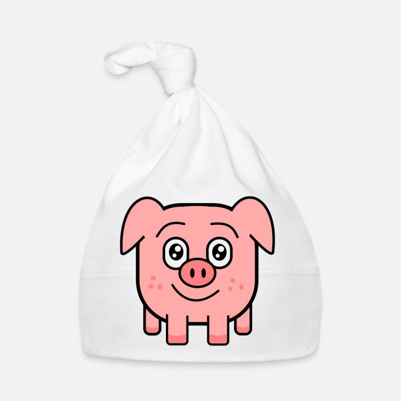 square pig Organic Baby Cap