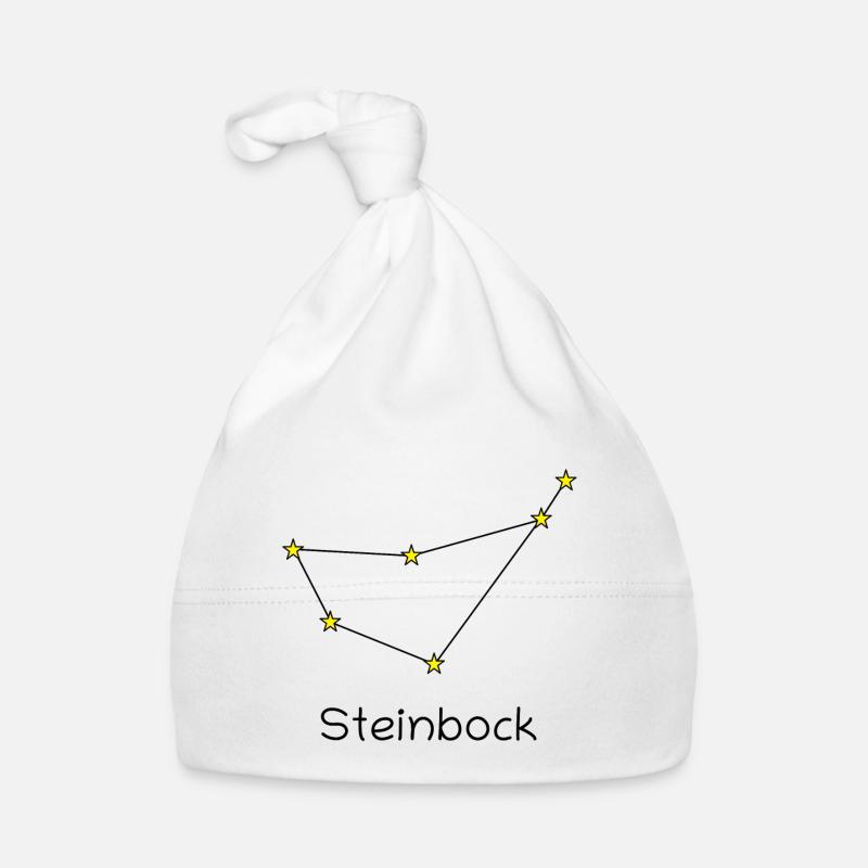 Sternzeichen Steinbock Baby Bio-Mütze