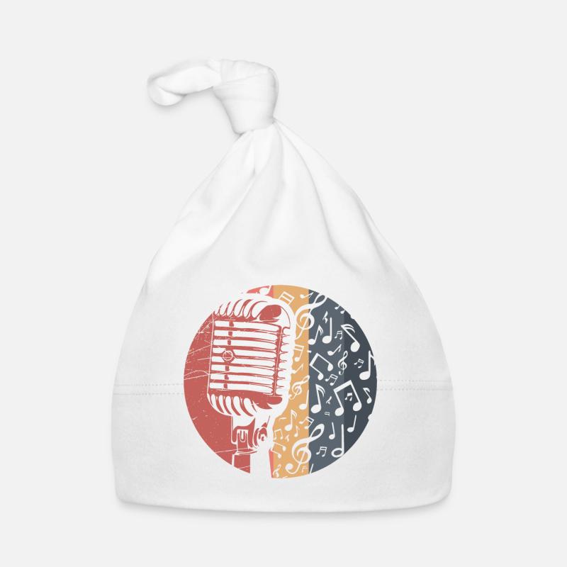 Microphone Organic Baby Cap