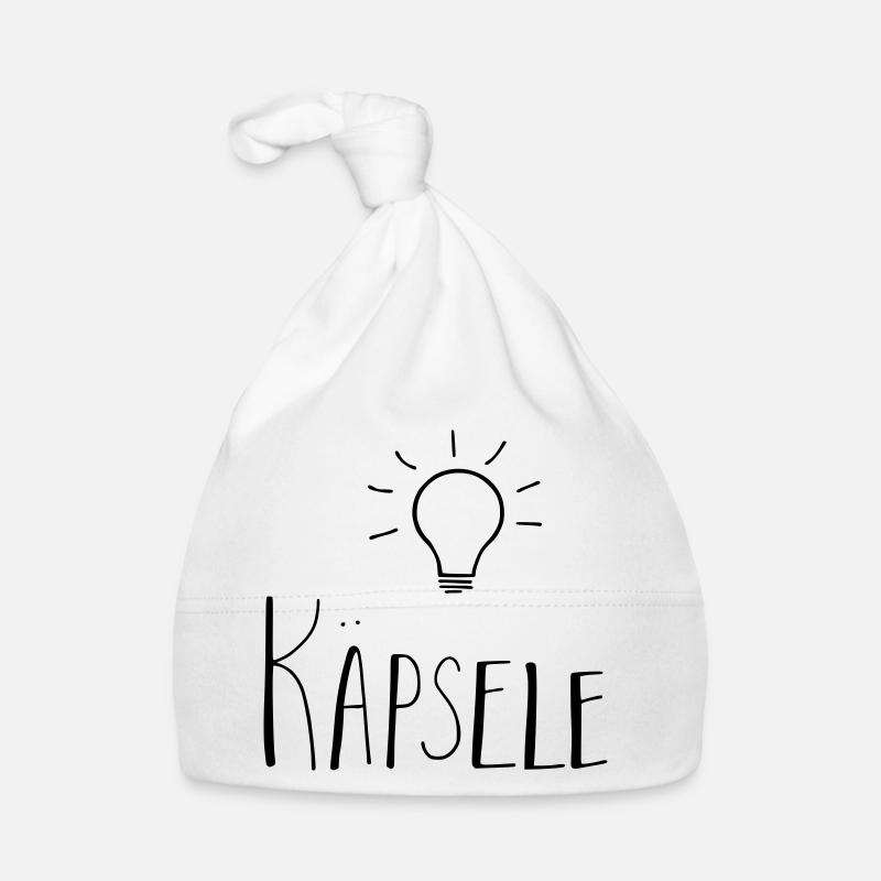 Käpsele - Baby Bio-Mütze - Weiß