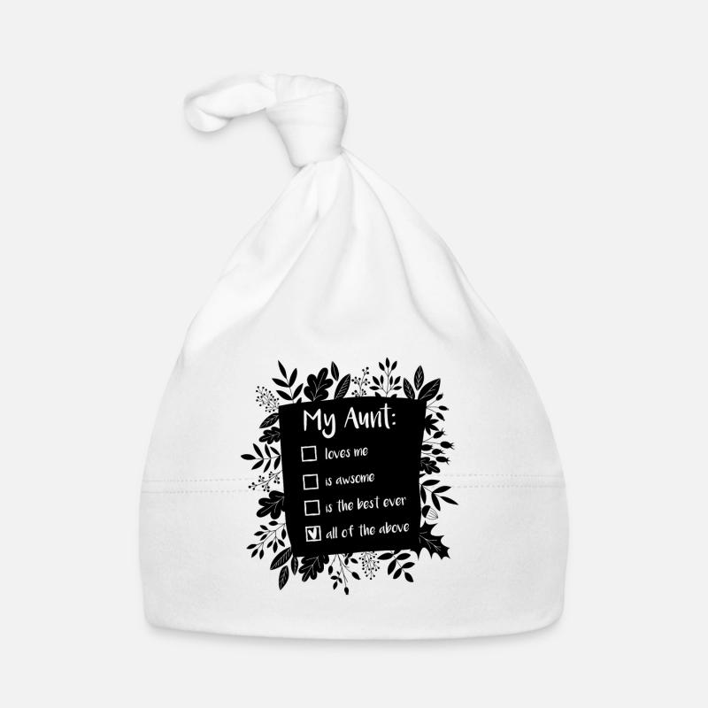 My Aunt Organic Baby Cap