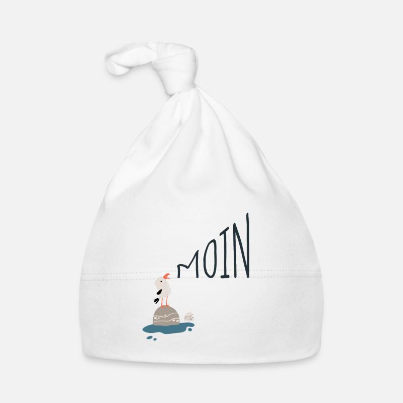 Moin Möwe Baby Bio-Mütze