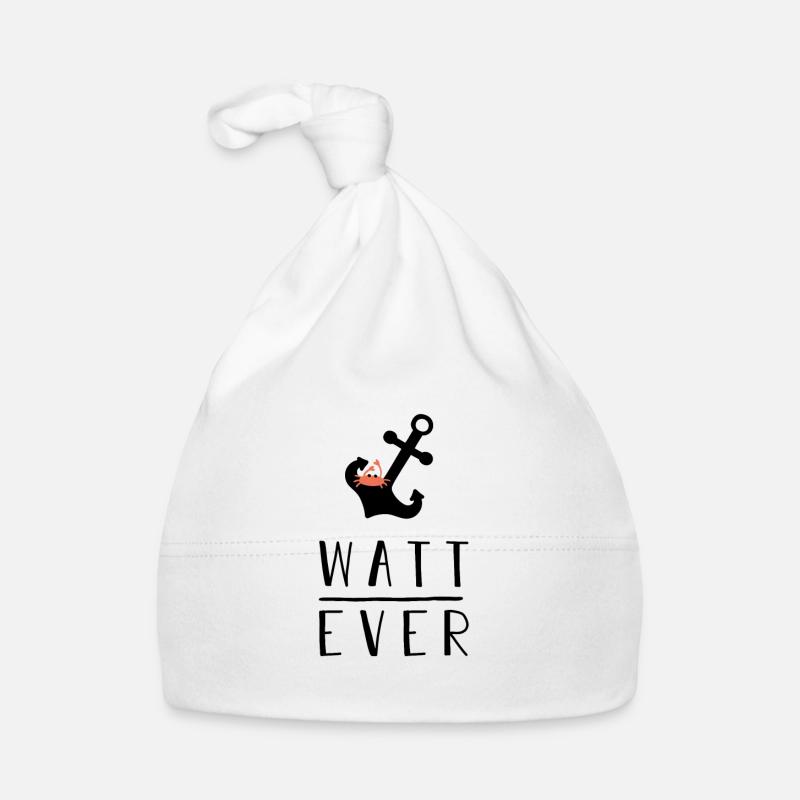 Watt Ever - Baby Bio-Mütze - Weiß