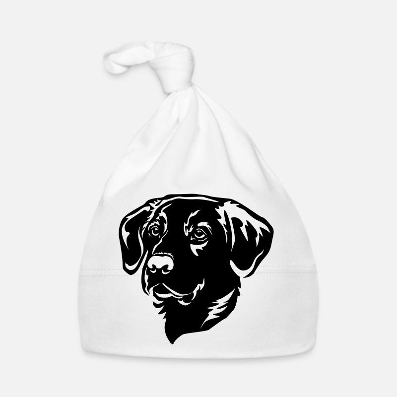 Labrador Kopf Baby Bio-Mütze