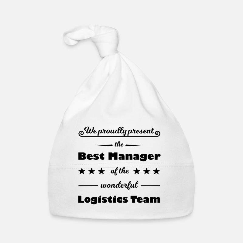 Le meilleur responsable logistique - Bonnet bio Bébé - blanc