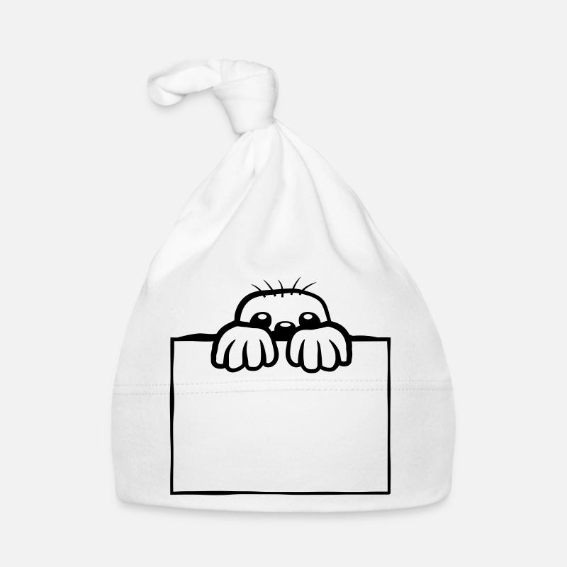 Shield Mole Design Organic Baby Cap