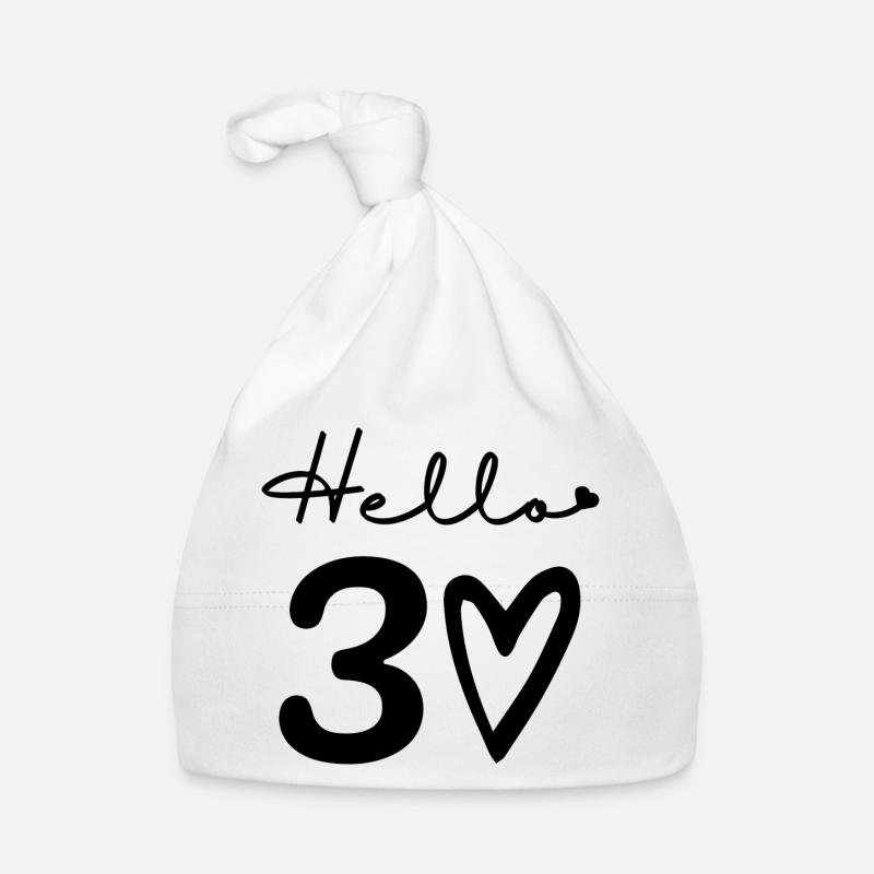 Hallo 30. 30. Geburtstag Baby Bio-Mütze