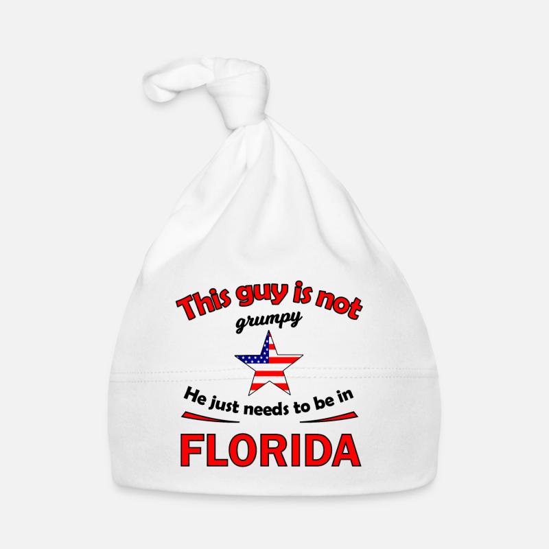 Vacation in Florida Organic Baby Cap