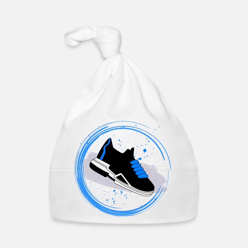 Sneaker Splash in a circle Organic Baby Cap