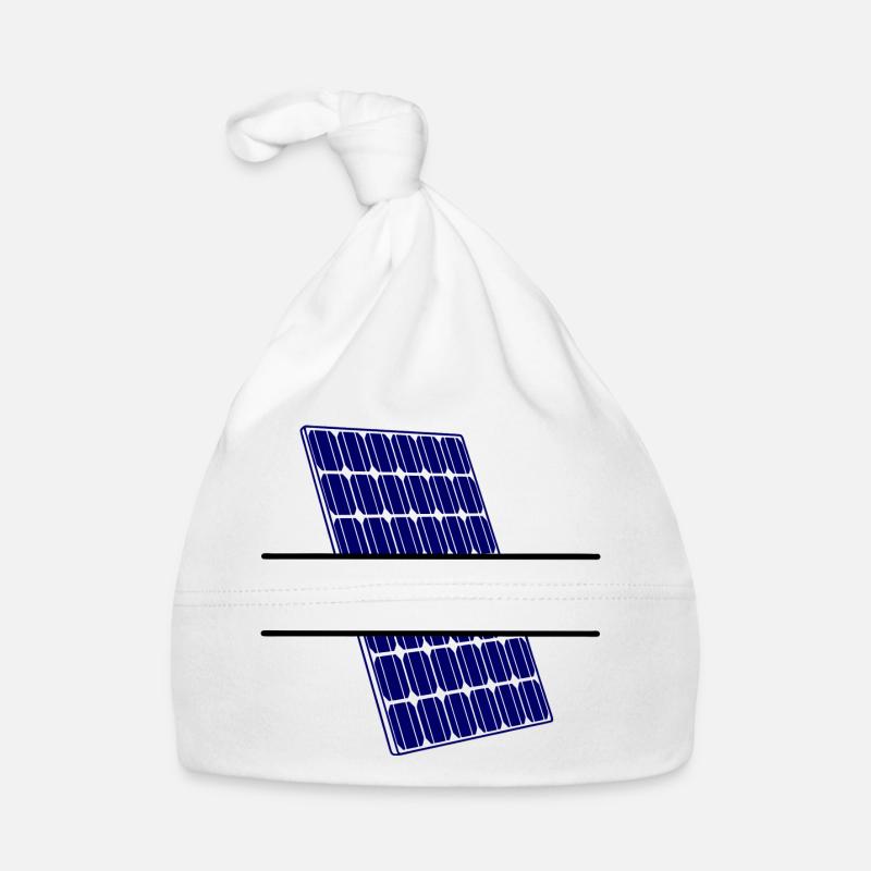 Solar panel for generating energy Organic Baby Cap