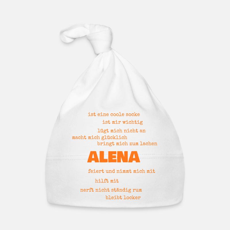 Sprüche Alena Baby Bio-Mütze