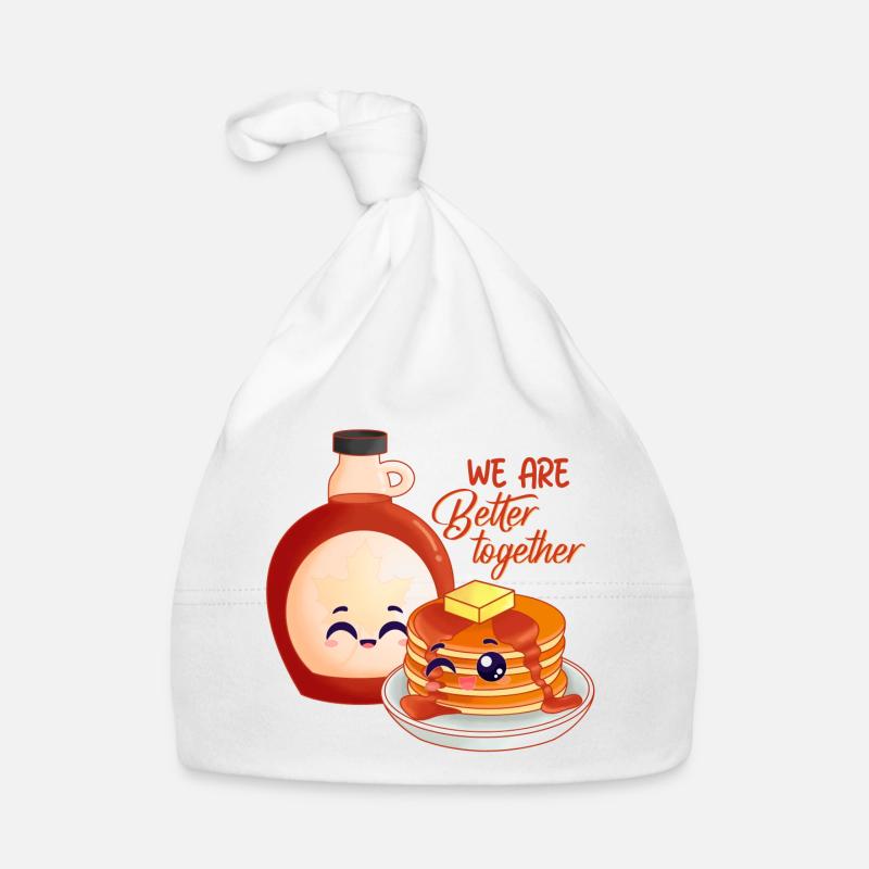 pancake, sirop d'érable, petit déjeuner Bonnet bio Bébé