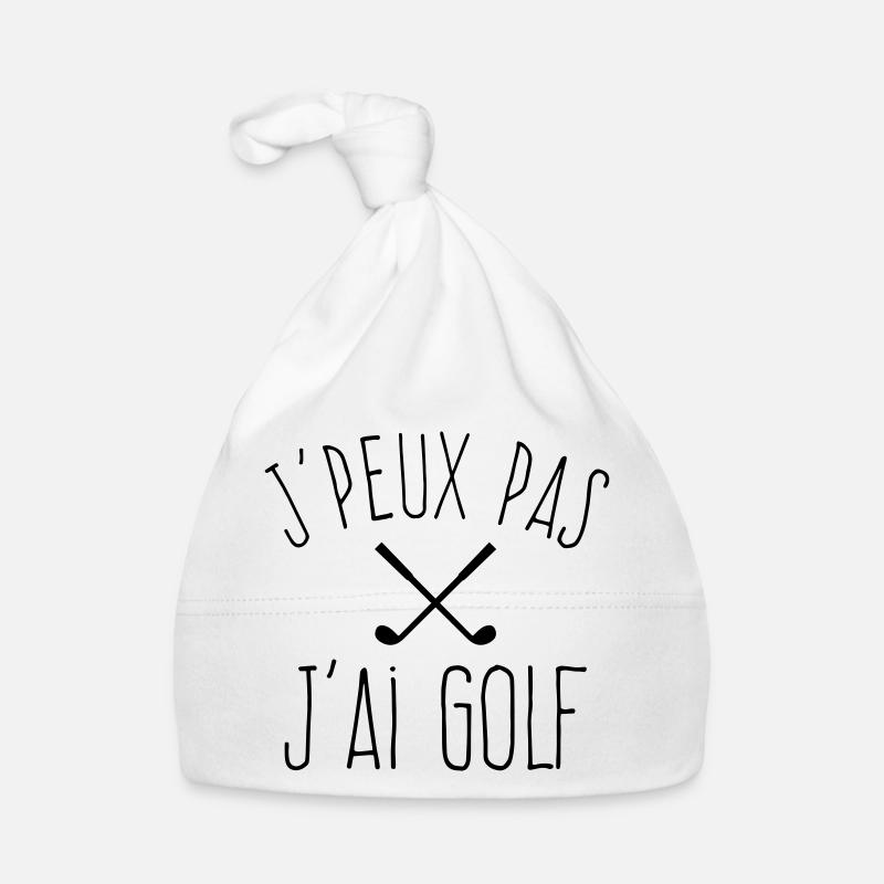 J'peux pas j'ai golf  Bonnet bio Bébé