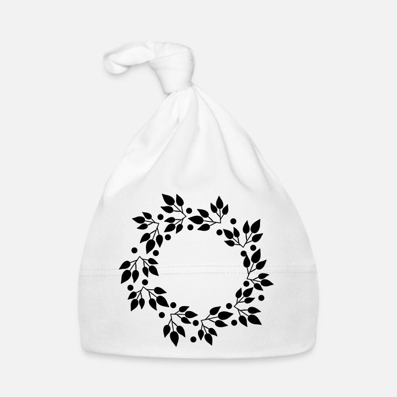Wreath Organic Baby Cap