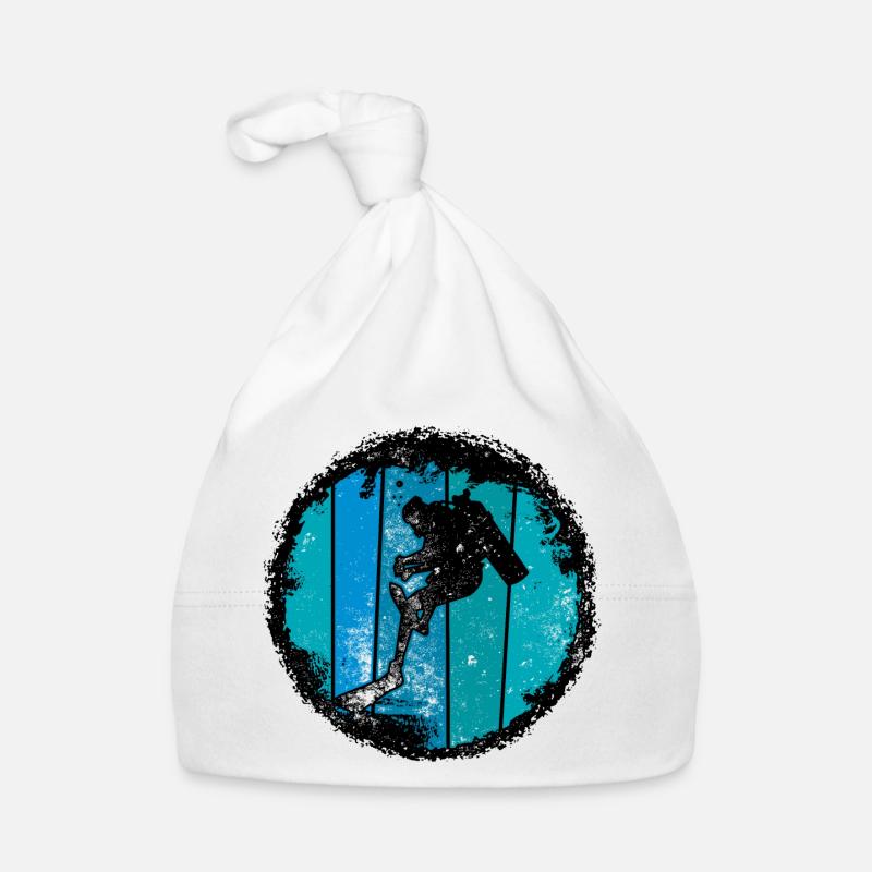 Blue Summit Silhouette Organic Baby Cap