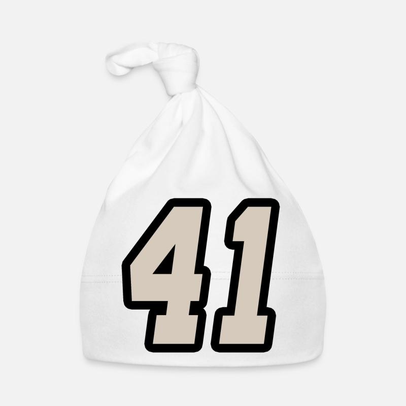 Nummer einundvierzig 41 Baby Bio-Mütze