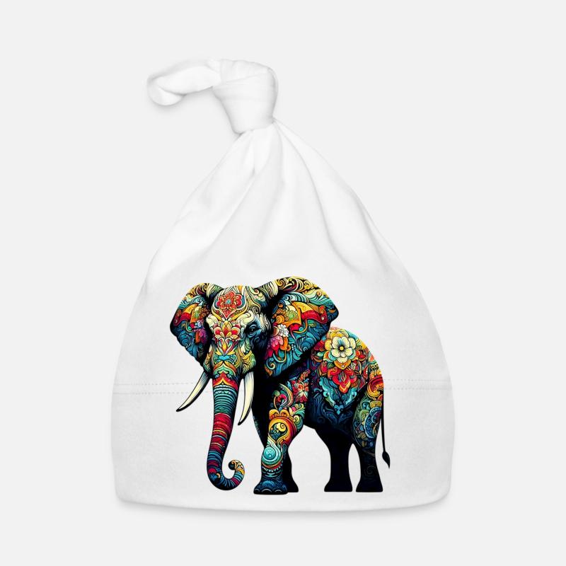 Elefant Baby Bio-Mütze