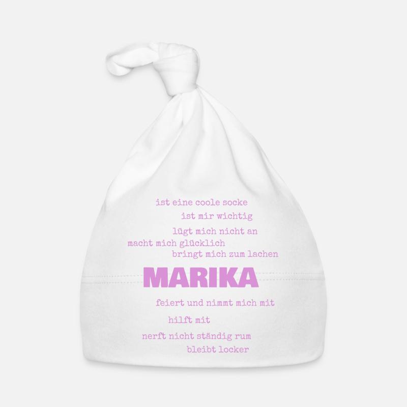 Marika come modi di dire Cappellino ecologico per neonato