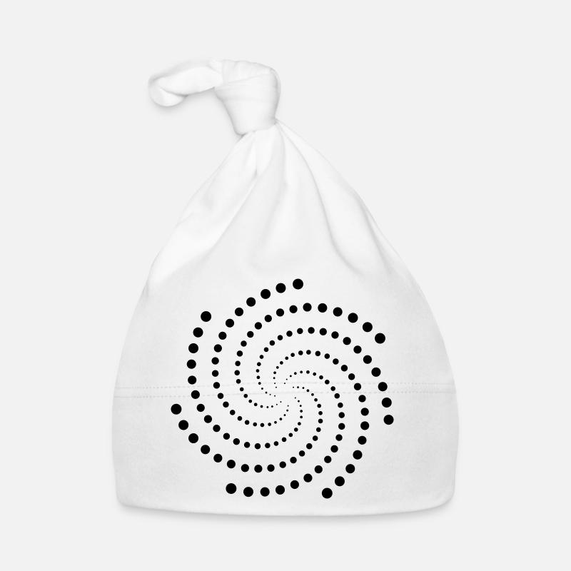 Points Swirl Organic Baby Cap