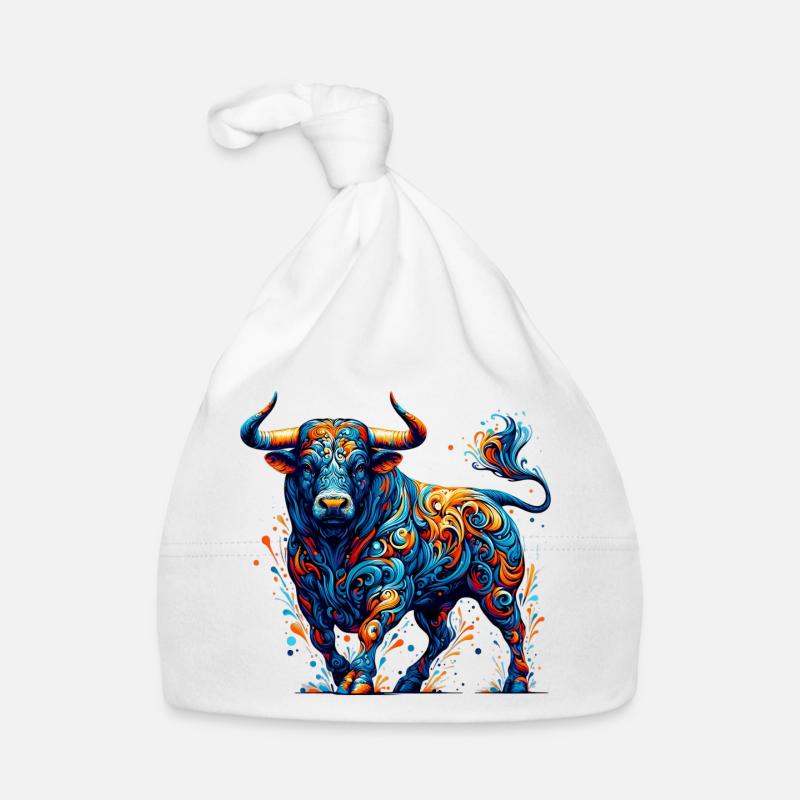 Stier Baby Bio-Mütze