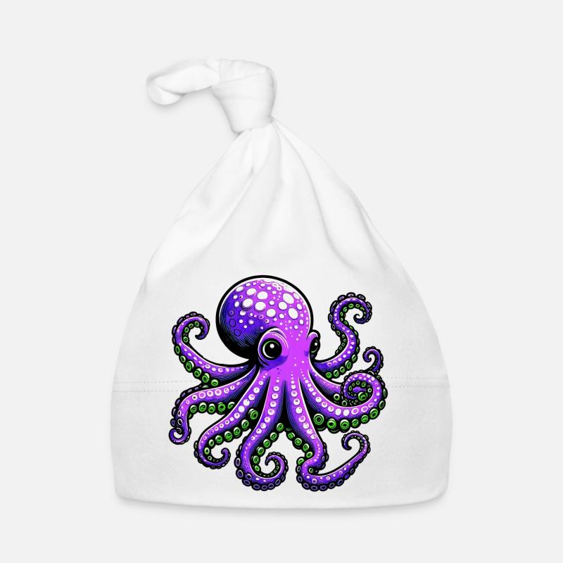 Pieuvre Bonnet bio Bébé