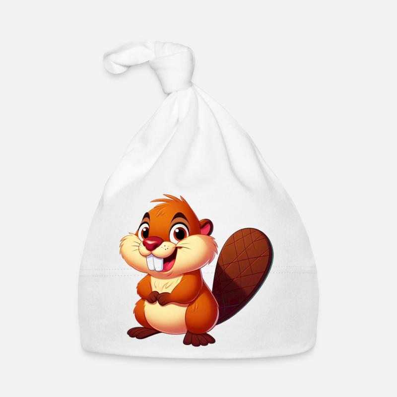 Beaver Organic Baby Cap
