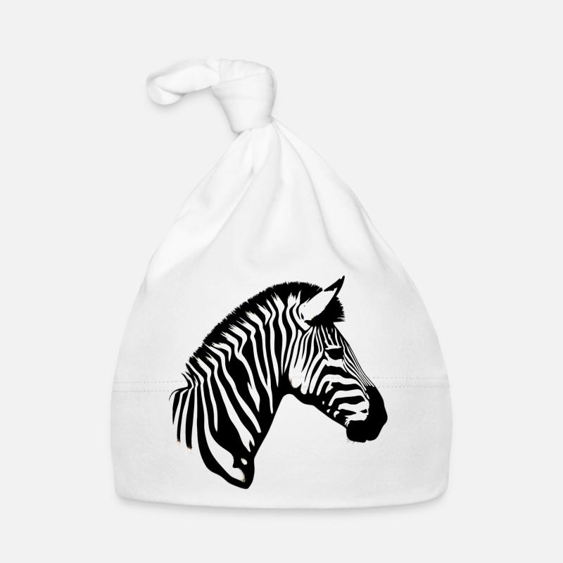 Zebra Baby Bio-Mütze