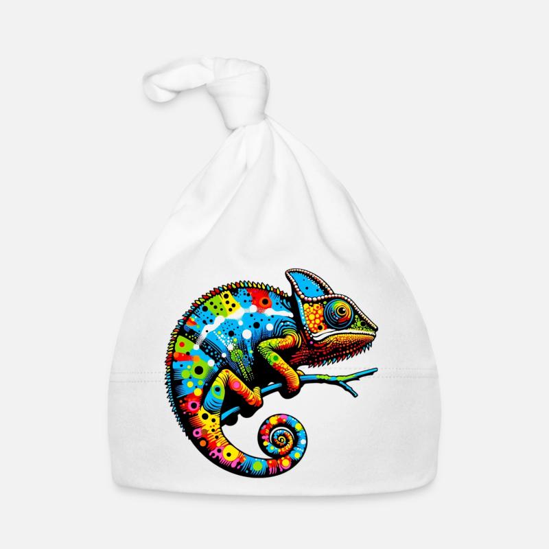 Chamäleon Baby Bio-Mütze
