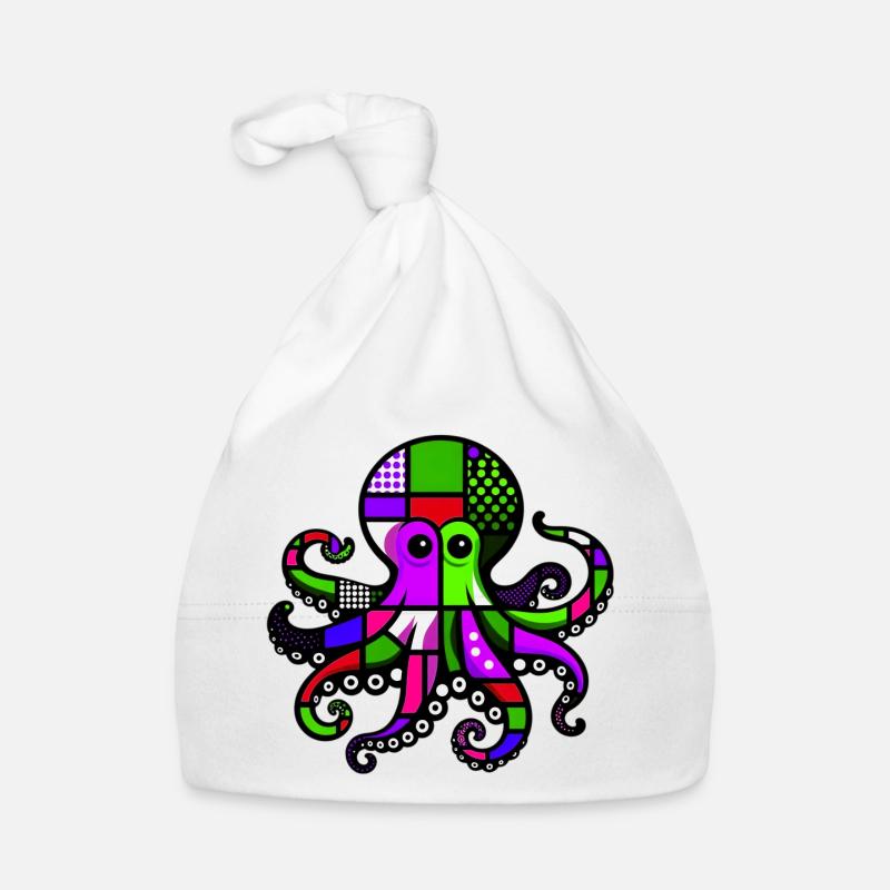 Krake Baby Bio-Mütze