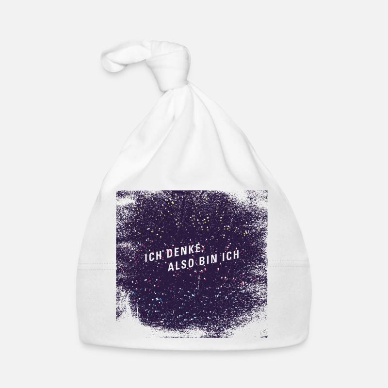 Ich denke also bin ich Baby Bio-Mütze