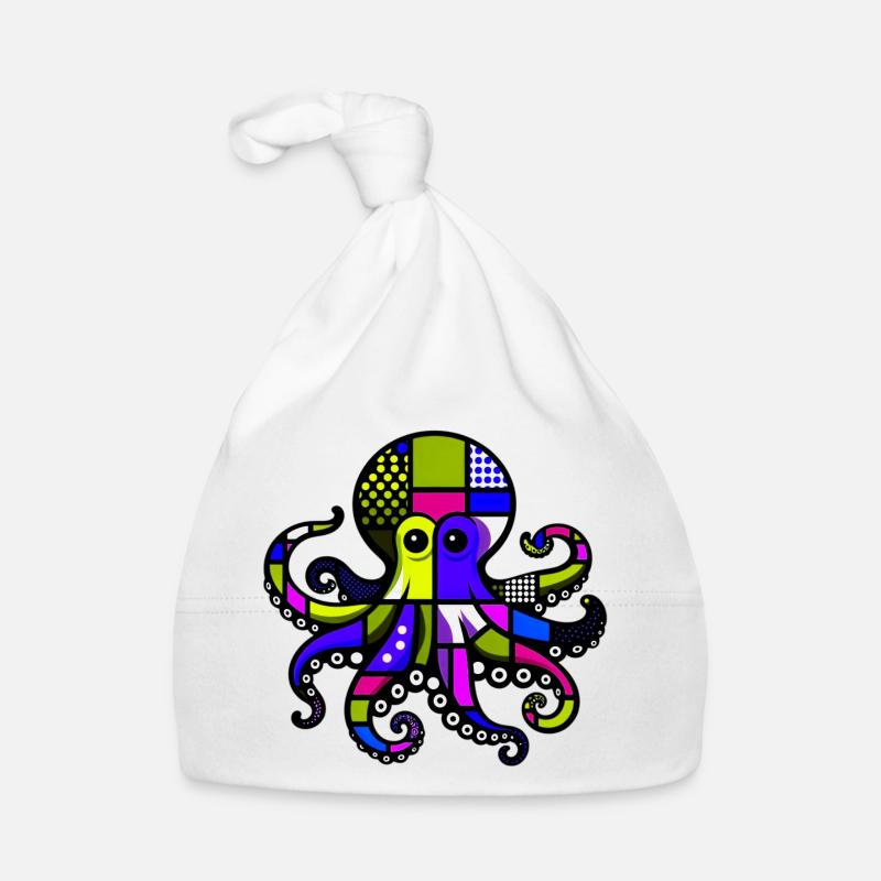 Octopus Organic Baby Cap