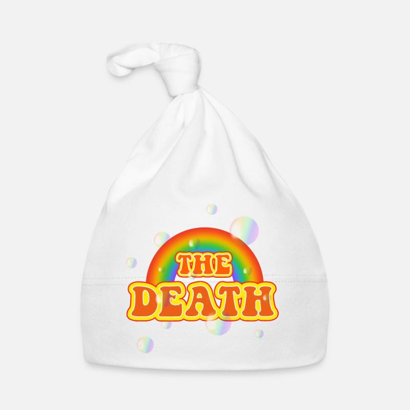L’arc-en-ciel de la mort - Bonnet bio Bébé - blanc
