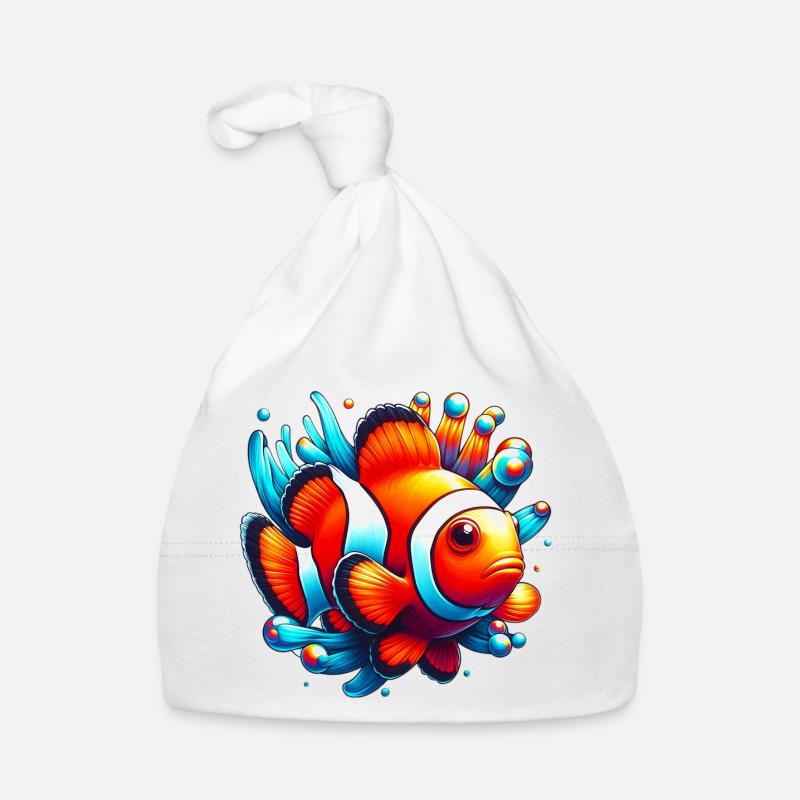 Clownfisch Baby Bio-Mütze