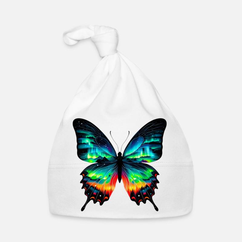 Schmetterling Baby Bio-Mütze