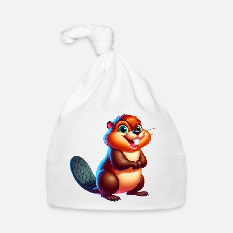 Castor Bonnet bio Bébé