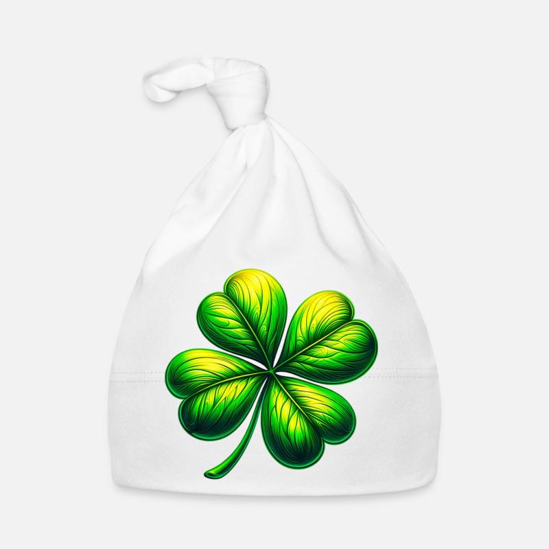 Four-leaf clover Organic Baby Cap