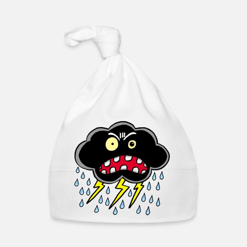 Nuage d'orage manga Bonnet bio Bébé