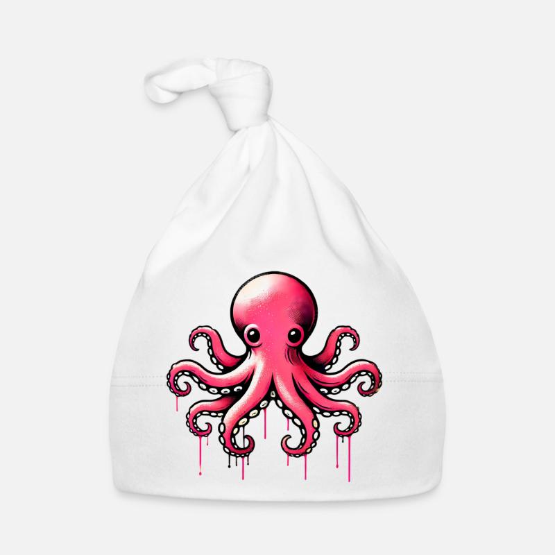 Krake Baby Bio-Mütze