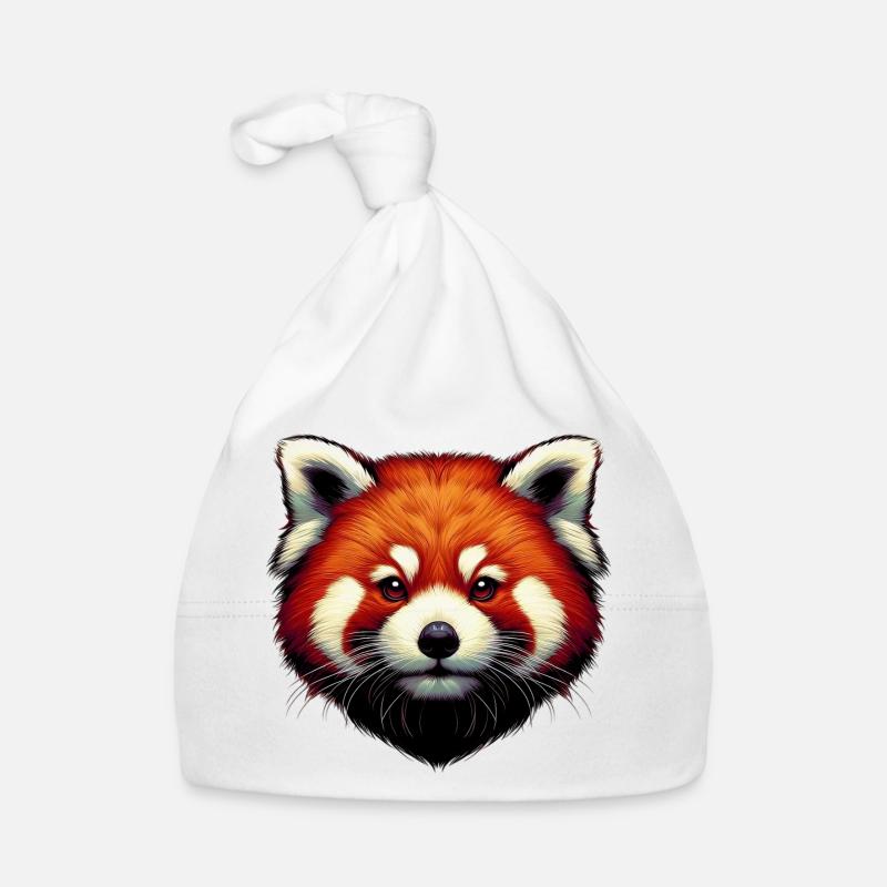Red panda Organic Baby Cap