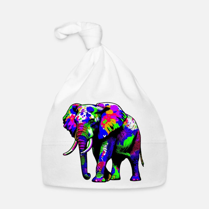 Elephant Organic Baby Cap